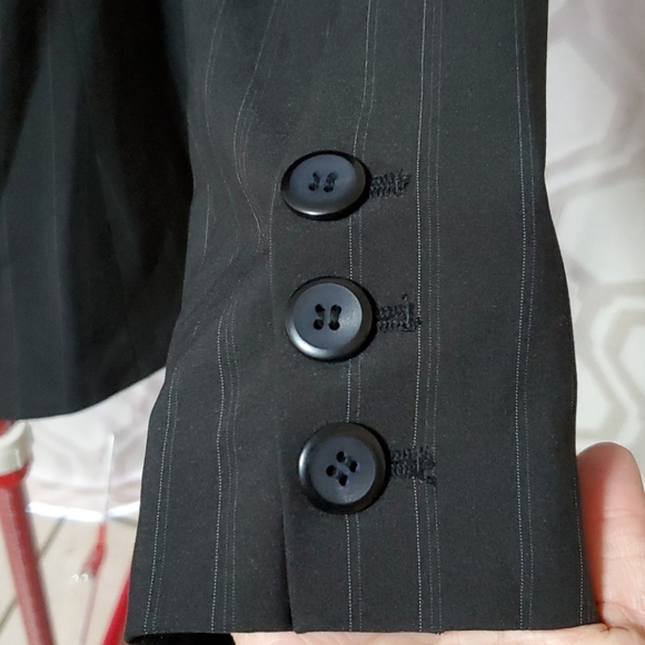 2/$30 BNWOT Charcoal grey pinstriped blazer - Picture 4 of 6